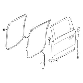 Ford OE - Rear Door - Door & Components (Raptor)