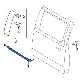 Ford OE - Rear Right Door Belt Molding