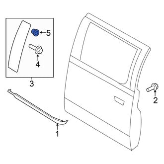 Ford OE - Door Applique Nut