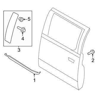 Ford OE - Rear Door - Exterior Trim (Raptor)