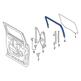 Ford OE - Rear Left Window Channel