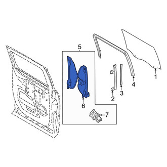 Ford OE - Rear Right Window Regulator