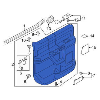 Ford OE - Front Left Inner Door Interior Trim Panel
