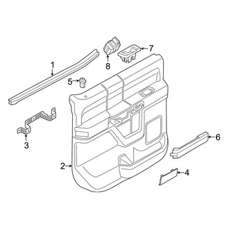Ford OE - Rear Door - Interior Trim (Raptor SuperCrew)