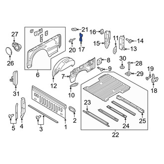 Ford OE - Tailgate Hinge Bracket