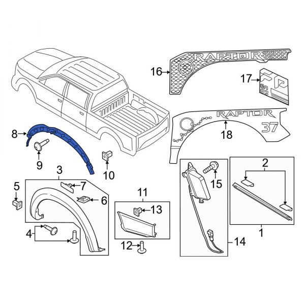 Fender Flare Bracket