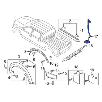 Ford OE - Rear Side Marker Light