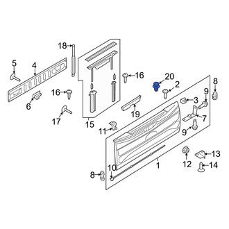 Ford OE - Bumper Cover Retainer