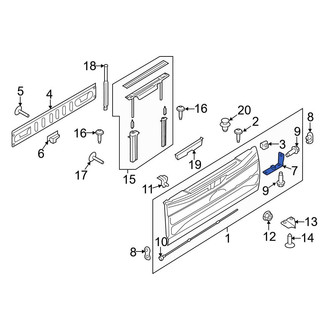Ford OE - Rear Right Tailgate Hinge