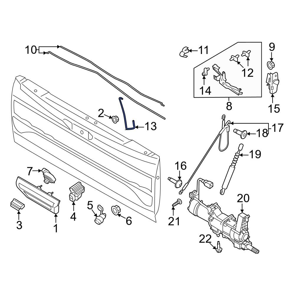 Chevy Tailgate Parts Diagram | ubicaciondepersonas.cdmx.gob.mx