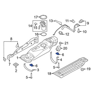 Ford OE - Lower Intercooler Nut
