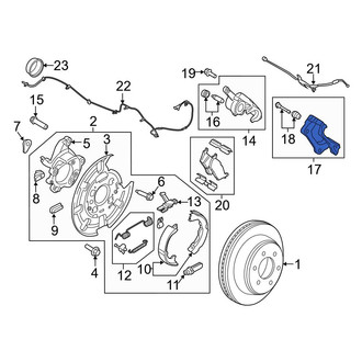 Ford OE - Rear Disc Brake Caliper Bracket
