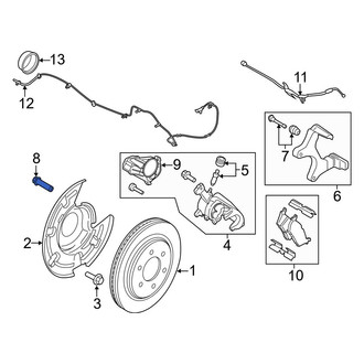 Ford OE - Disc Brake Caliper Anchor Plate Bolt