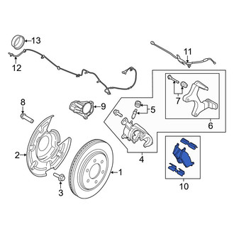 Ford OE - Rear Disc Brake Pad Set