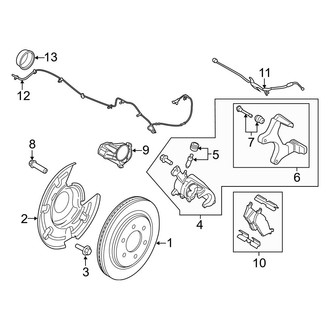 Ford OE - Rear Suspension - Brake Components (Raptor)