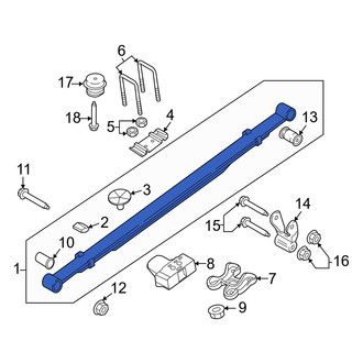 Ford OE - Rear Leaf Spring Assembly
