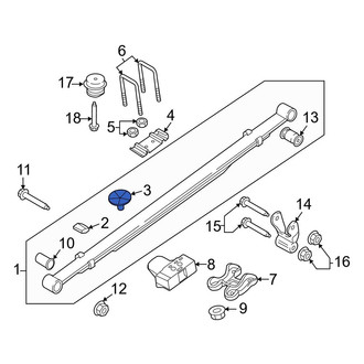 Ford OE - Leaf Spring Insulator