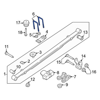 Ford OE - Leaf Spring Axle U-Bolt