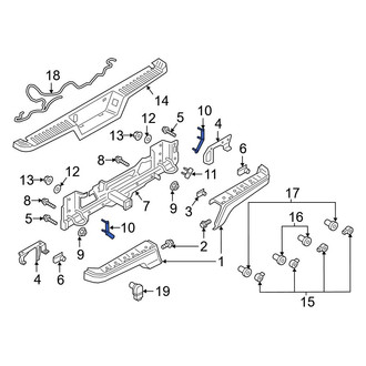 Ford OE - Bumper Face Bar Brace