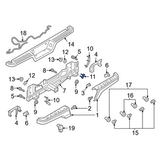 Ford OE - Bumper Face Bar Brace