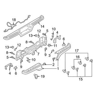 Ford OE - Rear Bumper - Bumper & Components (Raptor)