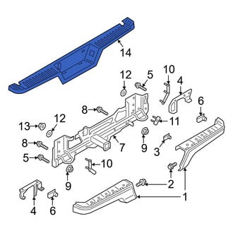 Ford OE - Rear Bumper Step Pad