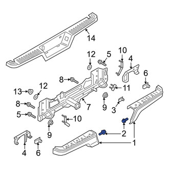 Ford OE - Tailgate Striker Bolt