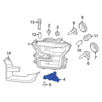 Ford OE - Front Left Headlight Bracket