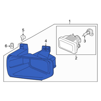 Ford OE - Right Fog Light Bracket