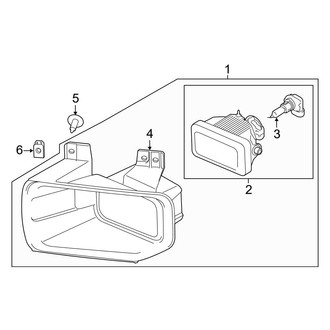 Ford OE - Front Left Fog Light