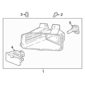 Ford OE - Front Lamps - Fog Lamps (W/O LED), (King Ranch / Lariat / Limited / Platinum / Police Responder / SSV / XL / XLT)