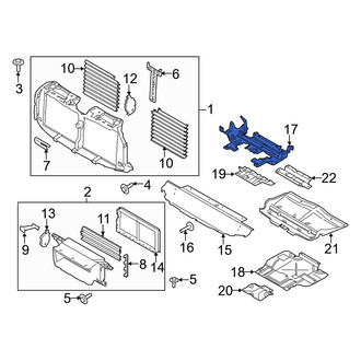 Ford OE - Front Radiator Support Splash Shield