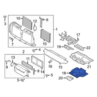 Ford OE - Front Powertrain Skid Plate