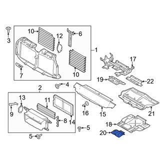 Ford OE - Engine Oil Drain Plug Access Cover