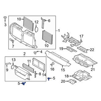 Ford OE - Radiator Shutter Screw