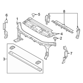 Ford OE - Radiator Support (3.0L)
