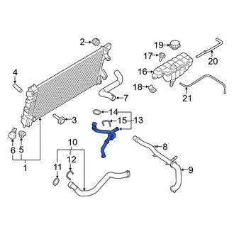 Ford OE - Lower Radiator Coolant Hose