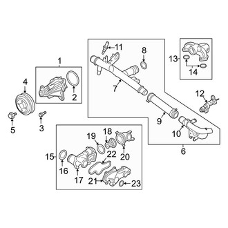 Ford OE - Cooling - Water Pump (3.0L)