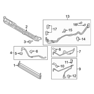Ford OE - Cooling - Trans Oil Cooler (2.7L)