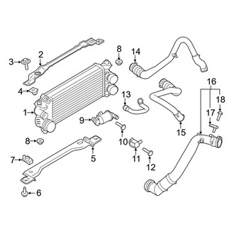 Ford OE - Cooling - Intercooler (2.7L)