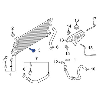 Ford OE - Radiator Mount Bolt