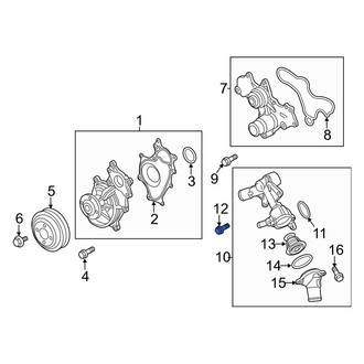 Ford OE - Engine Coolant Thermostat Housing Bolt