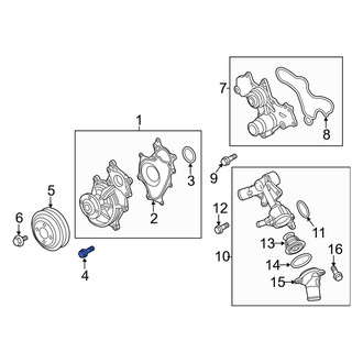 Ford OE - Engine Water Pump Bolt