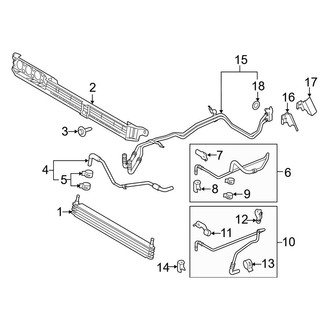 Ford OE - Cooling - Trans Oil Cooler (3.5L Gas)
