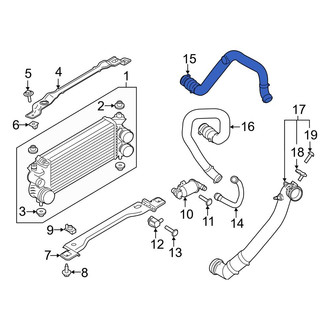 Ford OE - Upper Intercooler Pipe