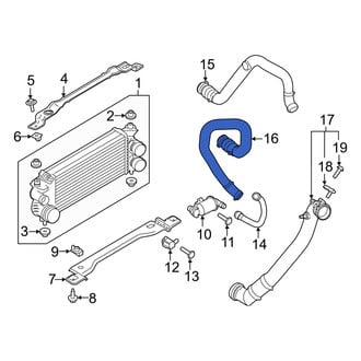 Ford OE - Upper Intercooler Pipe
