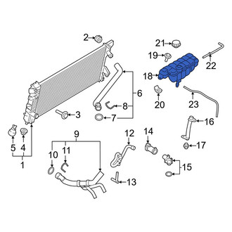 Ford OE - Engine Coolant Reservoir