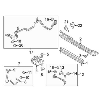 Ford OE - Cooling - Trans Oil Cooler (With Heavy Duty Towing), (5.0L)