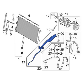 Ford OE - A/C Refrigerant Discharge Hose