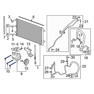 Ford OE - A/C Compressor Bolt